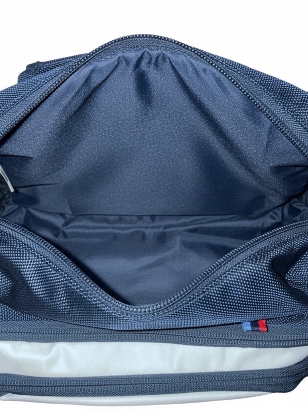 BMW Motorsport Backpack Navy & White with M Stripes NWOT - Picture 9 of 16